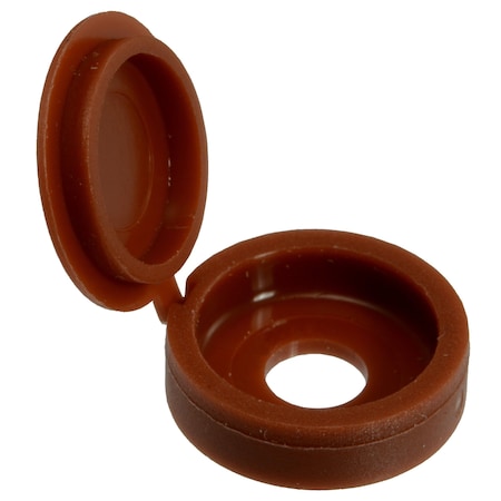 Midwest Fastener Folding Screw Cap, #8 - #10 Dia, Red, Plastic 15 PK 32786